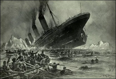 Le Titanic a coul&eacute; lors de son premier voyage entre Southampton et New York.