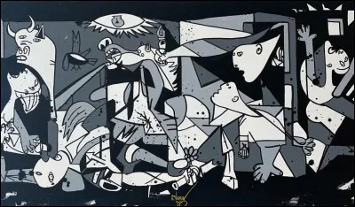 Le tableau Guernica de Pablo Picasso a &eacute;t&eacute; peint &agrave; la suite d'une commande du gouvernement espagnol pour l'Exposition internationale de Paris de 1937.