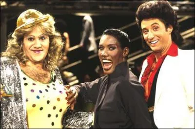 Qui sont-ils sur cette photo, accompagns de Grace Jones ?