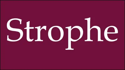 Comment appelle-t-on une strophe de neuf vers ?