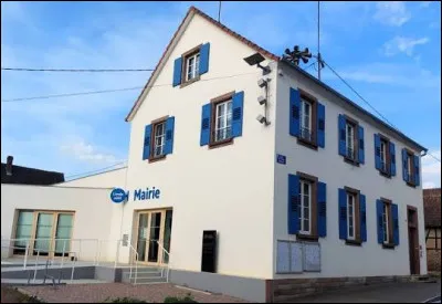 Commune de l'arrondissement de Haguenau-Wissembourg, Olwisheim se situe dans le d&eacute;partement ...