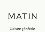 Quiz Matin