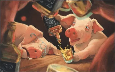 &Agrave; la fin, les animaux ne peuvent plus distinguer les cochons des humains.