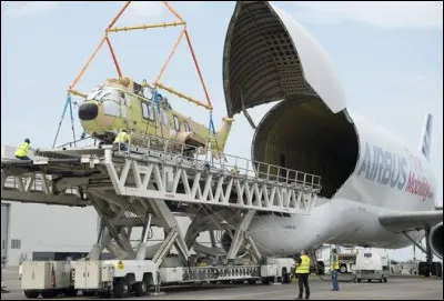Quelle pi&egrave;ce d'un avion Airbus &eacute;tait particuli&egrave;rement adapt&eacute;e au transport par BelugaST entre les sites de production europ&eacute;ens ?