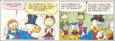 Picsou avait 2 soeurs, laquelle n'est pas une de ses soeurs ?