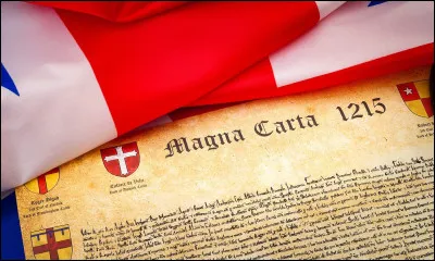 La Magna Carta a &eacute;t&eacute; sign&eacute;e en Angleterre au XIIIᵉ si&egrave;cle.