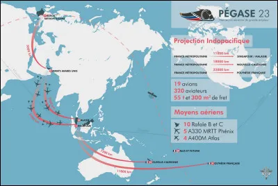 Lors de P&Eacute;GASE 23, quelle performance de projection a &eacute;t&eacute; r&eacute;alis&eacute;e entre la France et l&rsquo;Indopacifique ?