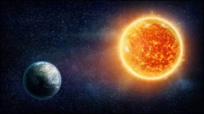 Par rapport au Soleil actuel, comment &eacute;tait l'intensit&eacute; lumineuse du jeune Soleil il y a pr&egrave;s de 4 milliards d'ann&eacute;es, ce qui semble en contradiction avec la pr&eacute;sence d'eau liquide sur Terre d&egrave;s cette &eacute;poque ?