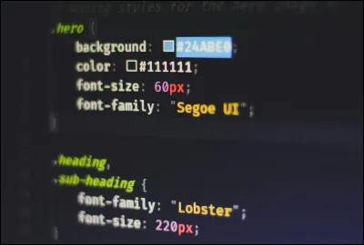 Une couleur existante est le #000000 (ou #000). C'est un code couleur...