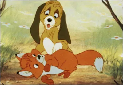Quel est le nom du chien de chasse de l'univers Disney, meilleur ami du renard Rox ?