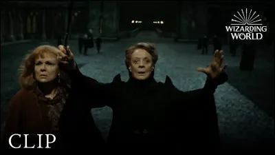 Quel sortil&egrave;ge spectaculaire McGonagall utilise-t-elle pour animer les statues de Poudlard, lors de la bataille finale ?