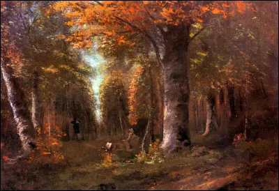 Qui a peint ''La For&ecirc;t en automne'' ?