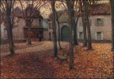 Qui a peint ''Le Village en automne'' ?