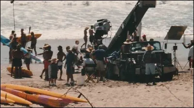 Pour donner cet effet visuel embl&eacute;matique de "course au ralenti" sur la plage, quelle technique de prise de vue la production utilisait-elle fr&eacute;quemment ?
