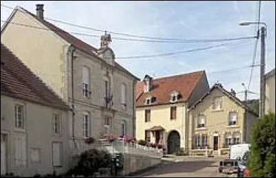 Village de l'arrondissement de Chaumont, sur les bords de la Meuse, Hulli&eacute;court se situe dans le d&eacute;partement ...