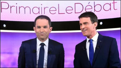 Face &agrave; quel adversaire, Manuel Valls perd-t-il, lors du second tour de la primaire citoyenne de 2017, cens&eacute;e d&eacute;signer le candidat socialiste pour l'&eacute;lection pr&eacute;sidentielle ?