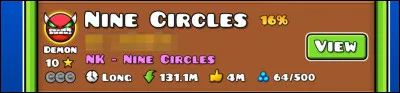 Qui a cr&eacute;&eacute; le niveau "Nine Circles" ?