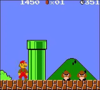 Quel est le nom du tout premier jeu Mario sortit en 1985 ?