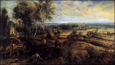 Quel peintre baroque a ralis 'Paysage d'automne' ?