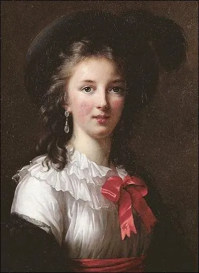 Quelle est cette peintre ne  Paris en 1755 et morte  Paris en 1842 ? Voici son autoportrait.