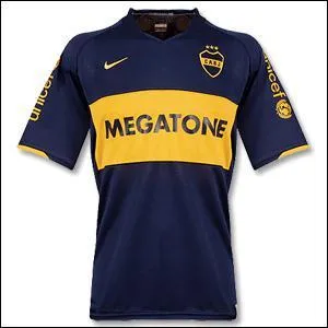 Quel grand club argentin joue avec ce maillot ?