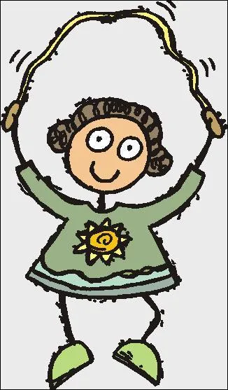 Elle ( SAUTER ) ... ... ... ... ... ... .  la corde.