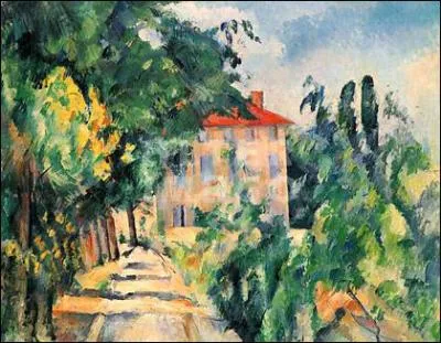 Quel peintre post-impressionniste a ralis 'Maison au toit rouge' ?