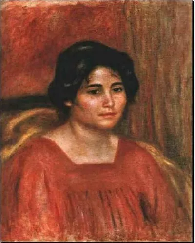 Quel peintre impressionniste a ralis 'Gabrielle en blouse rouge' ?