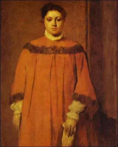 Quel peintre impressionniste a ralis 'Fille en rouge' ?