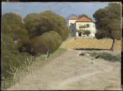 Quel peintre du groupe des Nabis a ralis 'Paysage, la maison au toit rouge' ?