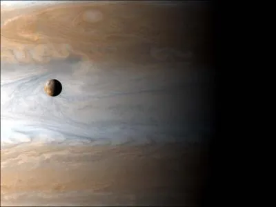 Une des nombreuses lunes de Jupiter.