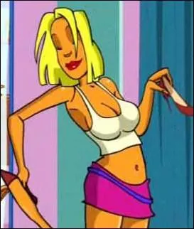 Dans 'Les Blondes', ce personnage, membre de la Blonde Academy, reprsente LA blonde ultime :