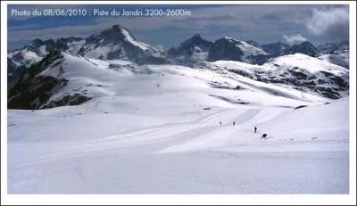Dans quelle station des Alpes peut-on trouver le Glacier du Jandri ?