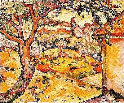 Quel peintre a reprsent 'L'olivier prs de l'Estaque' ?