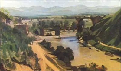De qui est cette peinture 'Narni, le Pont d'Auguste sur la Nra' ?