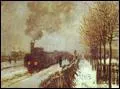 Qui a peint Train dans la neige ?
