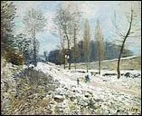 Qui a peint La cte du Coeur volant  Marly le Roi ?