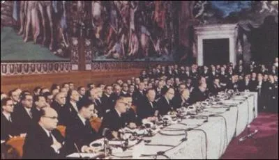 En quelle anne a eu lieu le trait de Rome ?