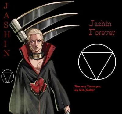 C'est l'immortel de l'Akatsuki dot d'une sorte de gante faux j'ai nomm :