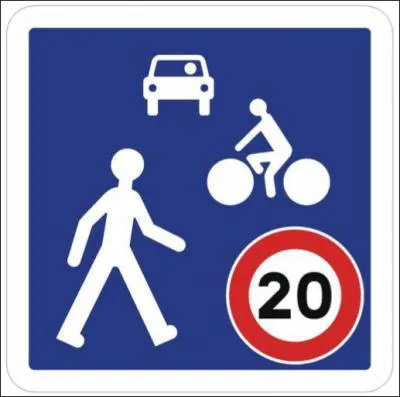 Ce panneau indique :