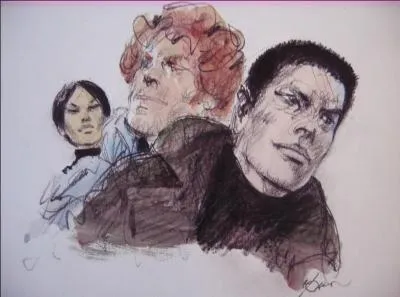 Et soudain surgit face au vent le vrai hros de tous les temps, Bob Morane contre tous chacal...