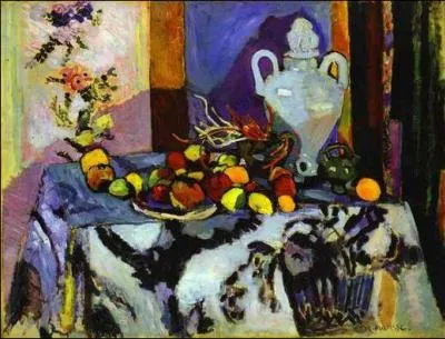 Qui a peint Nature morte en bleu ?