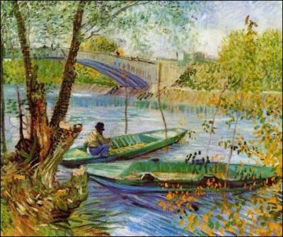 Qui a peint Pche au printemps prs du pont de Clichy ?