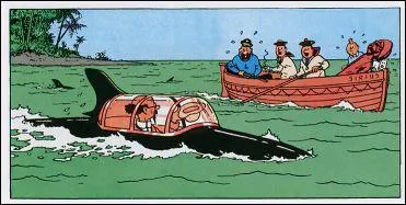 Dans le trésor de Rackam le Rouge, que crée le Professeur Tournesol pour Tintin et le Capitaine Haddock ?