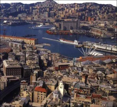 Quelle est cette ville italienne capitale de la Ligurie ? C'est le deuxime port de la Mditerrane derrire Marseille