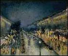 Quel peintre impressionniste a ralis 'Le boulevard Montmartre, effet de nuit' ?