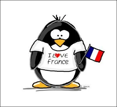 Je n'aime que la France, je suis donc... .