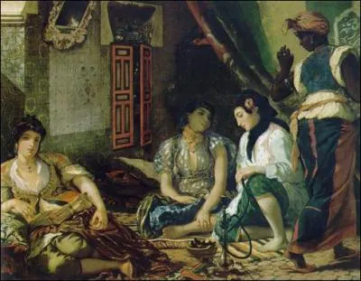 Ce tableau 'Femmes d'Alger dans leurs appartement' est d'un peintre fran�ais. (1798-1863) Qui est-ce ?