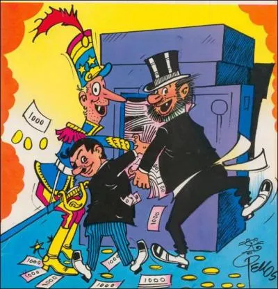 Les Pieds Nickels ont exerc diffrents mtiers, commi ici :