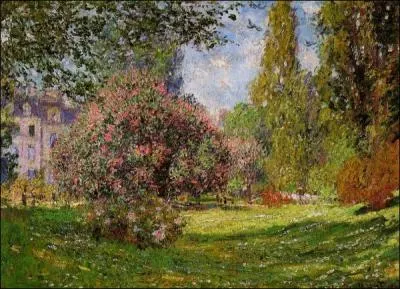 Quel peintre a reprsent 'Le parc Monceau' ?